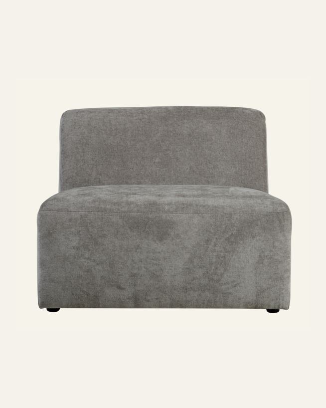 Modul 1,5 seter uten armlene grå - 90x93x73 cm grå - 1