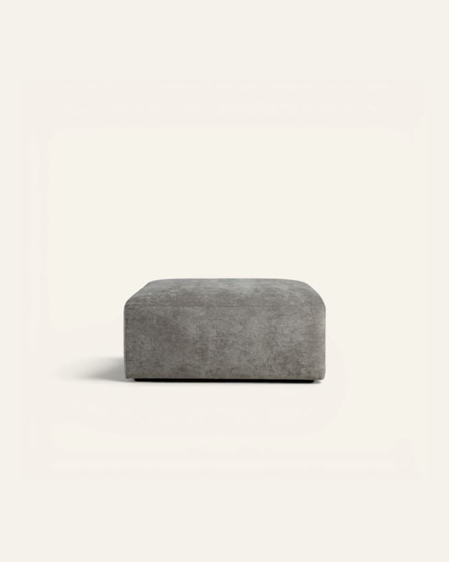 Modul puff grå - 93x64x44 cm grå - 1