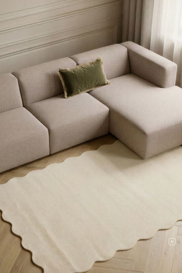 Modul 1,5 seter uten armlene beige - 3