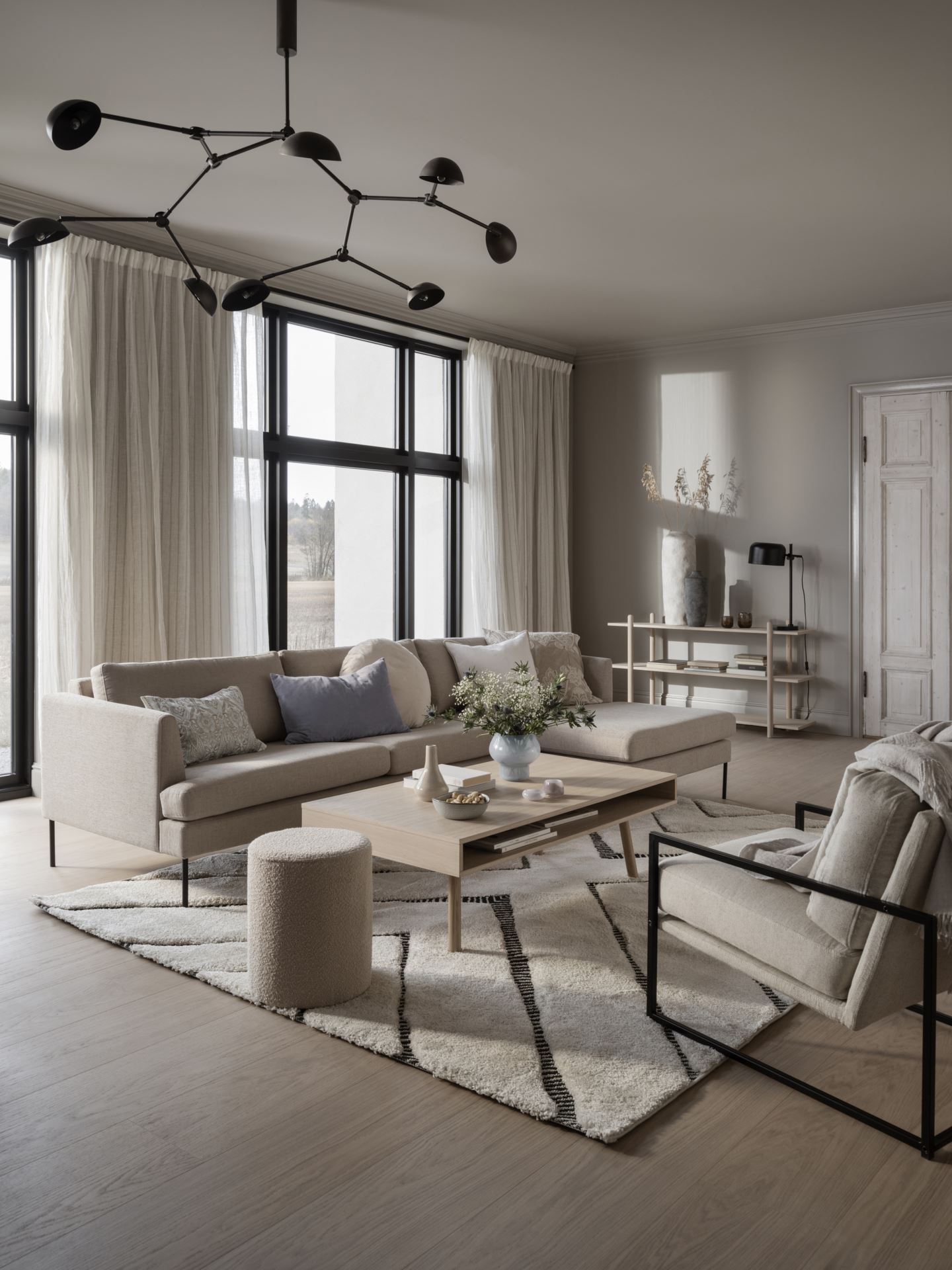 Sofabord høy modell natur - 2