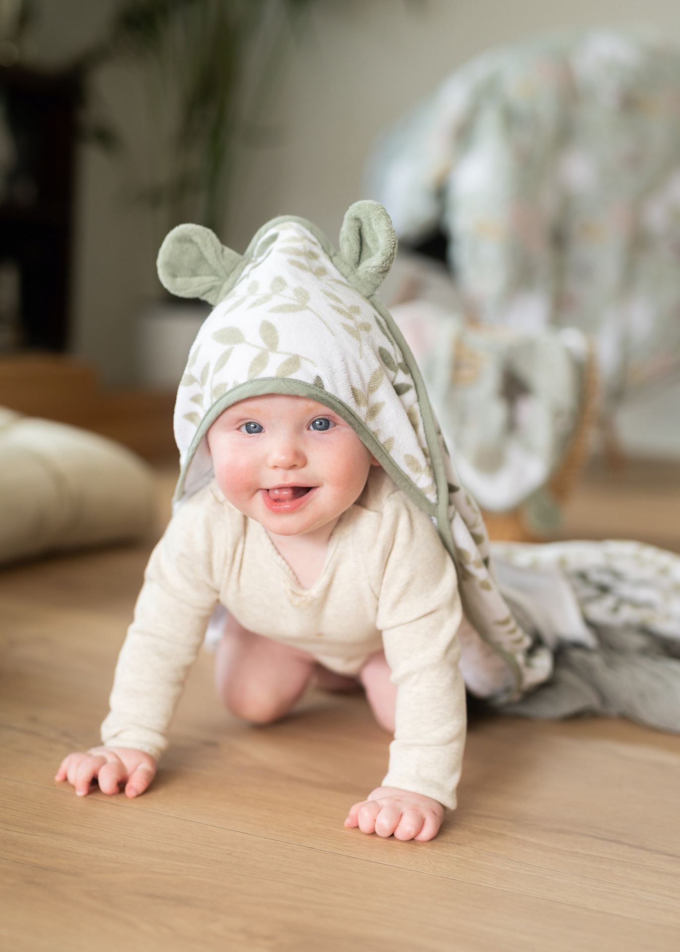 Hettehåndkle lys grønn - 2