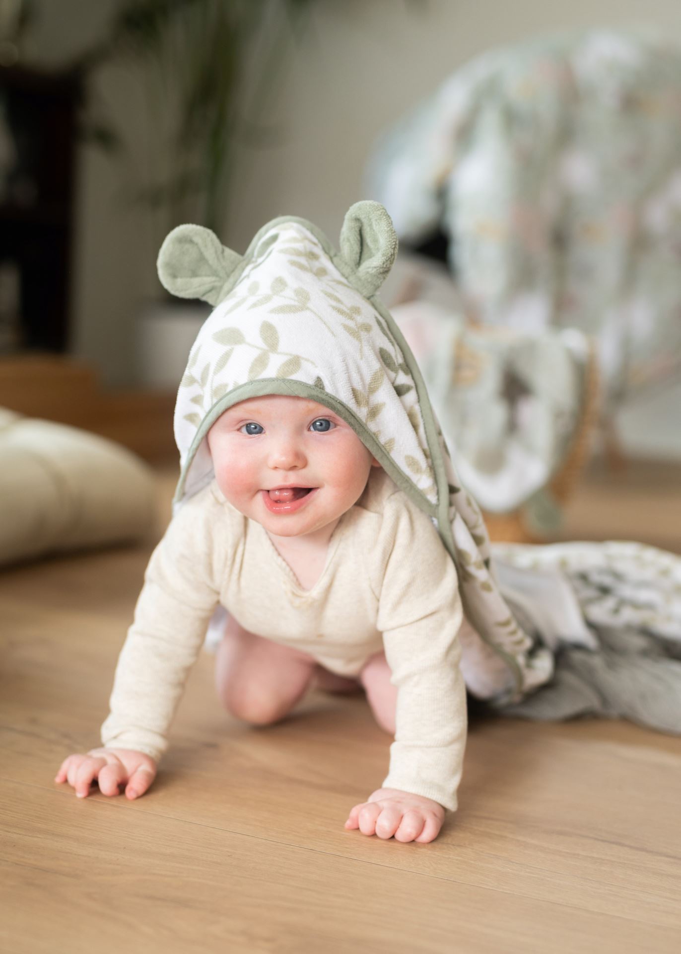 Hettehåndkle lys grønn - 2