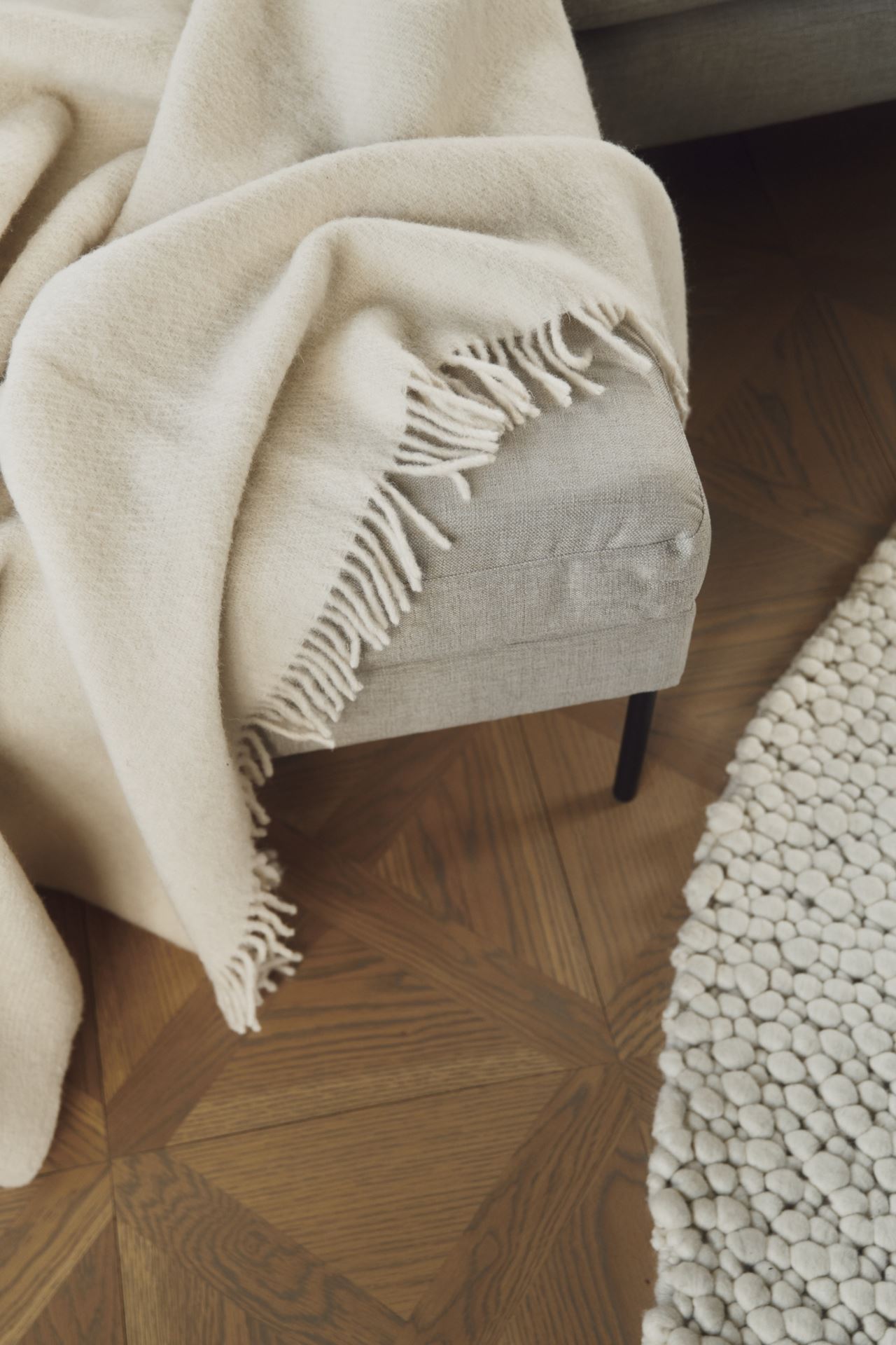 Ullpledd offwhite - 7