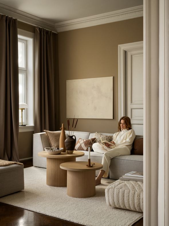 Pynteputetrekk brun - 3