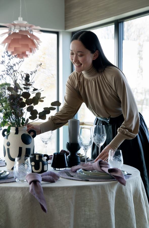 Rødvinsglass transparent - 2