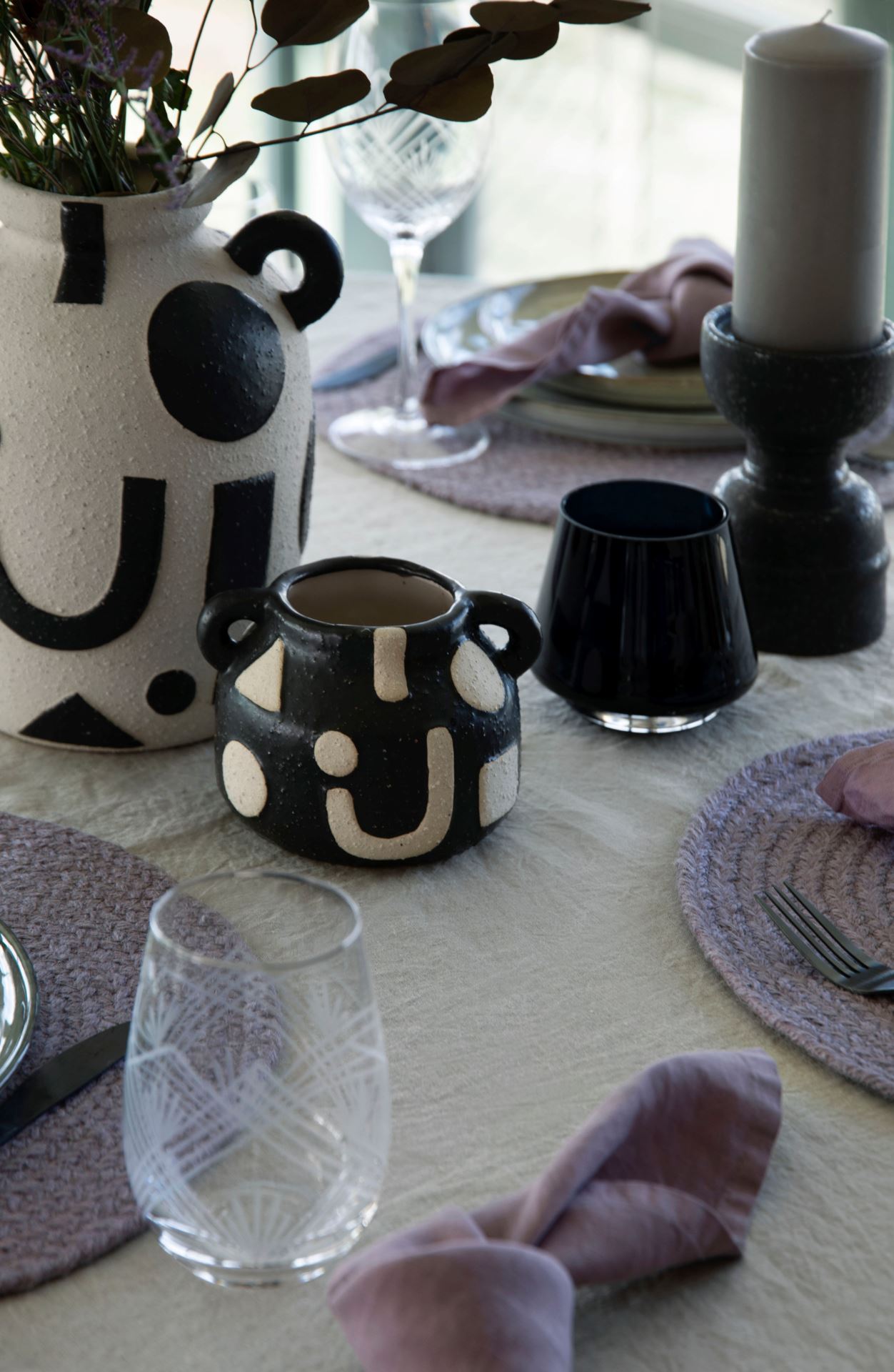 Telysholder mørk blå - 2