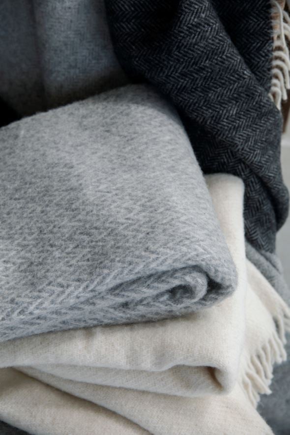 Ullpledd offwhite - 4