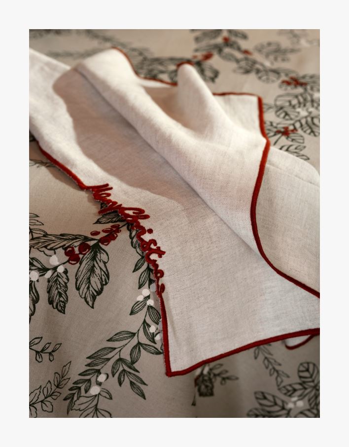 2pk tøyserviett natur - 45x45 cm natur - 1