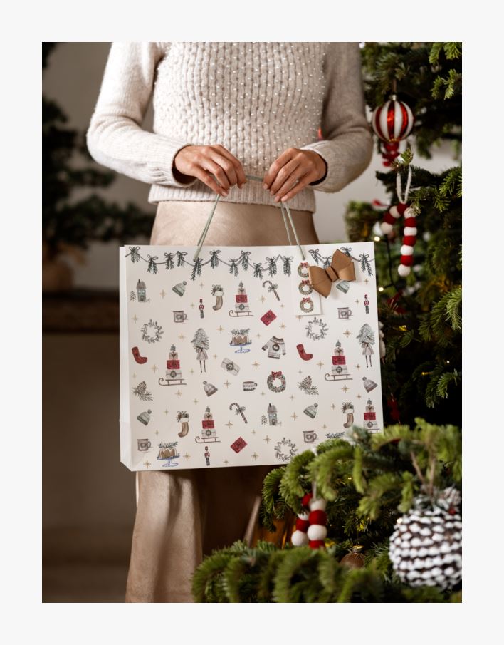 Gavepose offwhite - 36x42x14 cm offwhite - 1