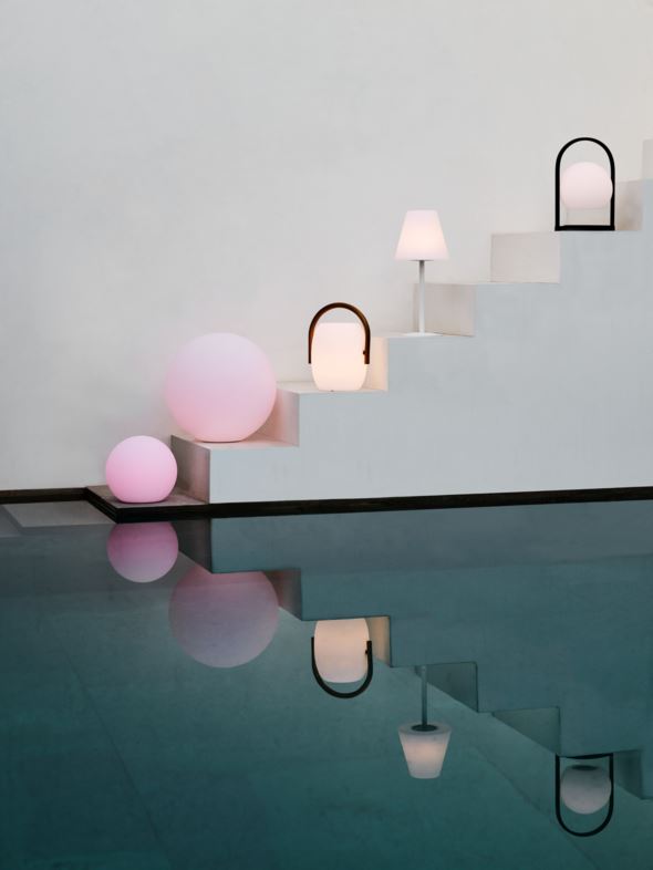 Led lampe hvit - 40 cm hvit - 1