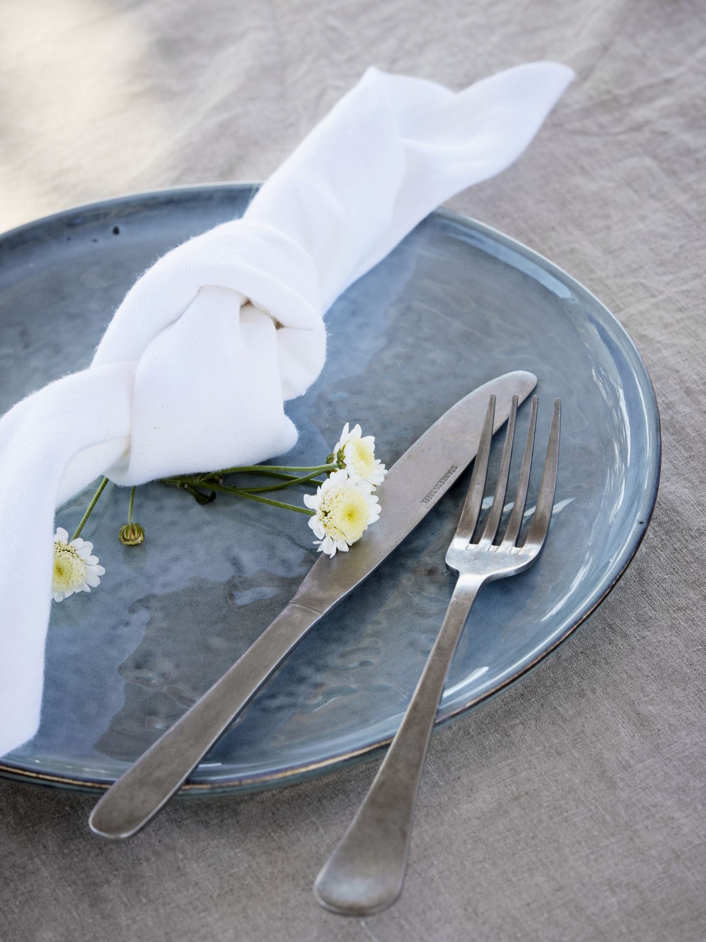 Middagstallerken blå - 4