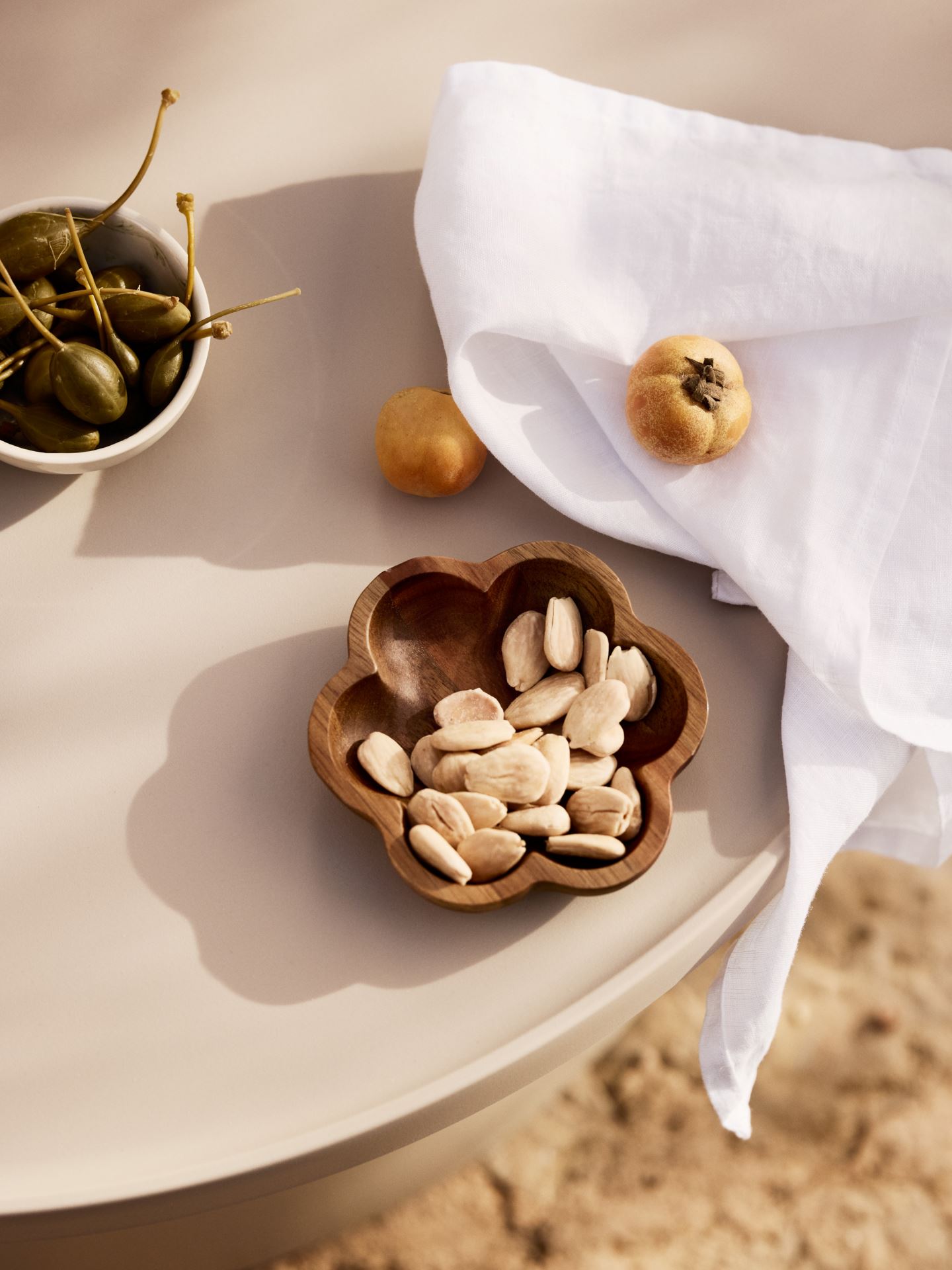 Linserviett hvit - 5