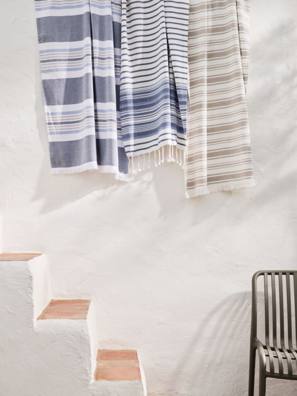 Badehåndkle blå - 4