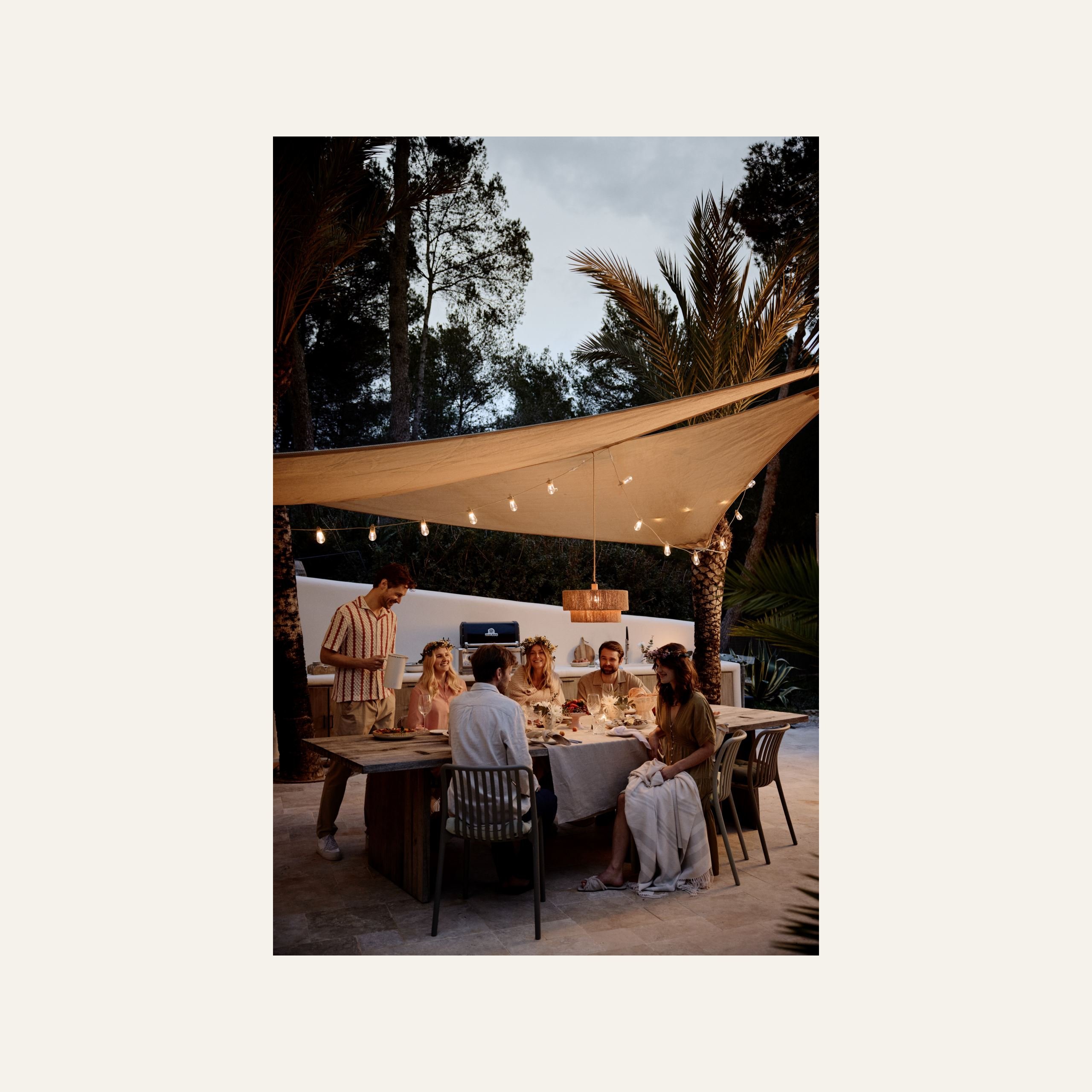 Led lyslenke beige - 2