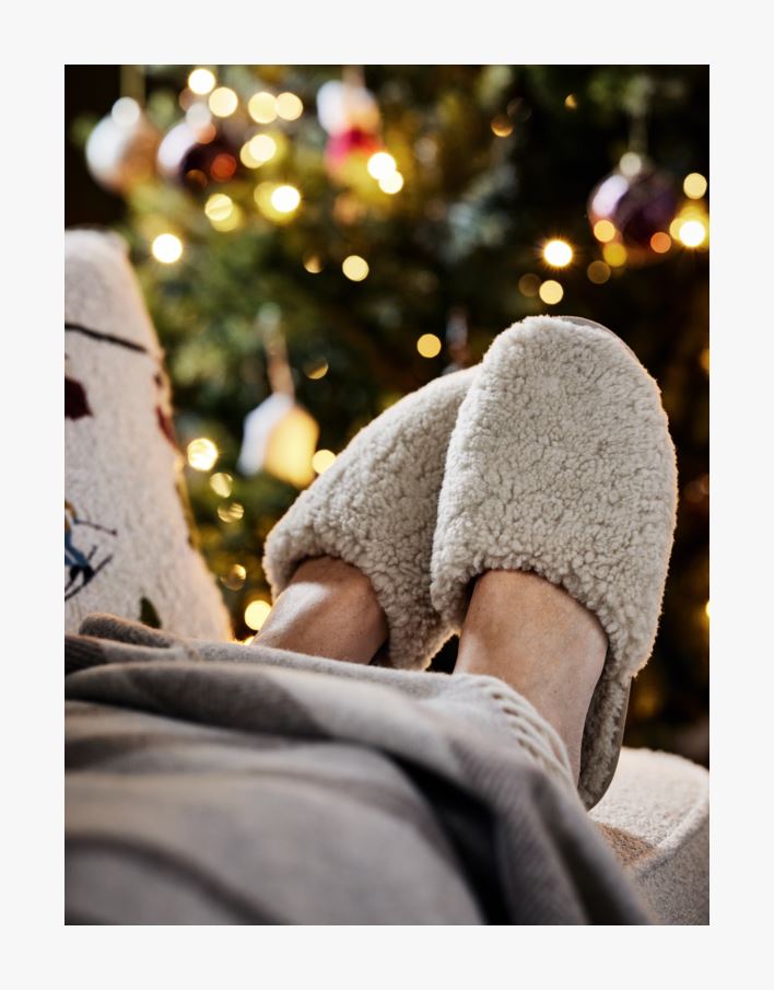 Tøfler beige - 37/38 beige - 1