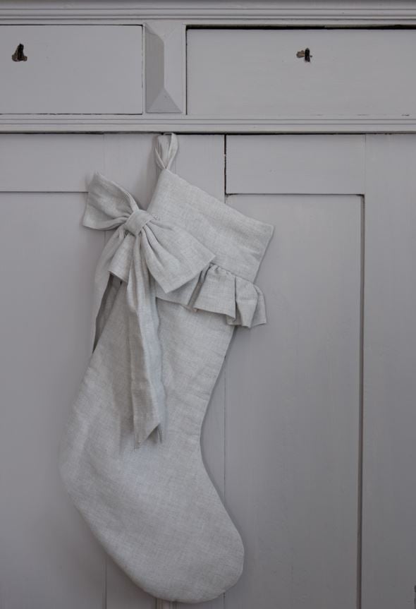 Julestrømpe beige - 2