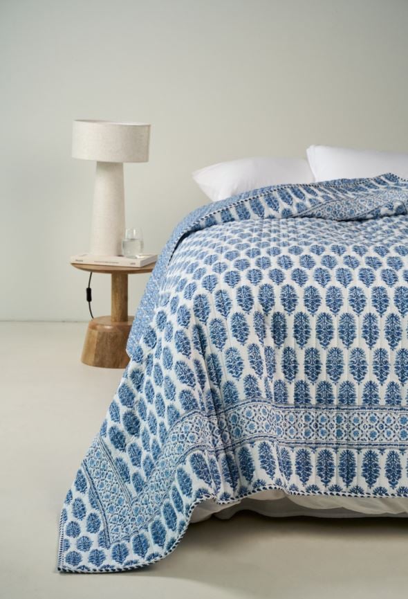 Sengeteppe blå - 150x240 cm blå - 1