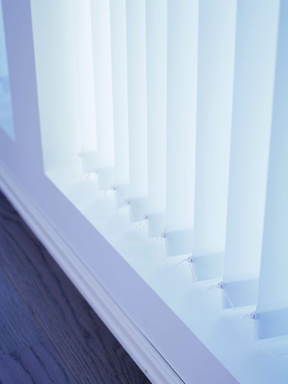 Lystette lameller hvit - 4