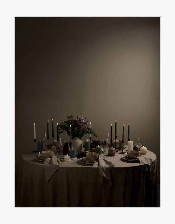 Led kubbelys sand - 7,5x7,5x15 cm sand - 1