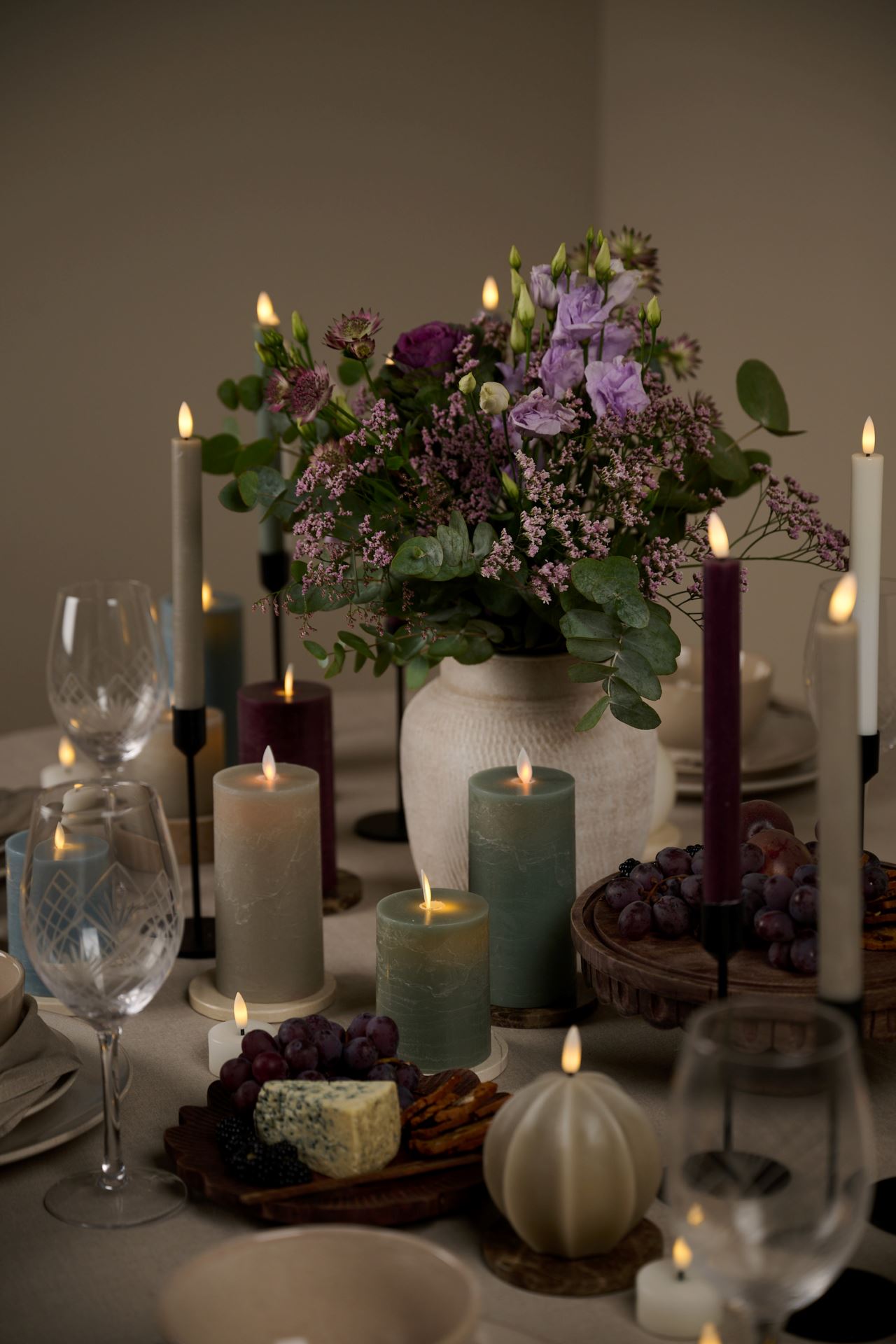 Led stakelys lys blå - 6