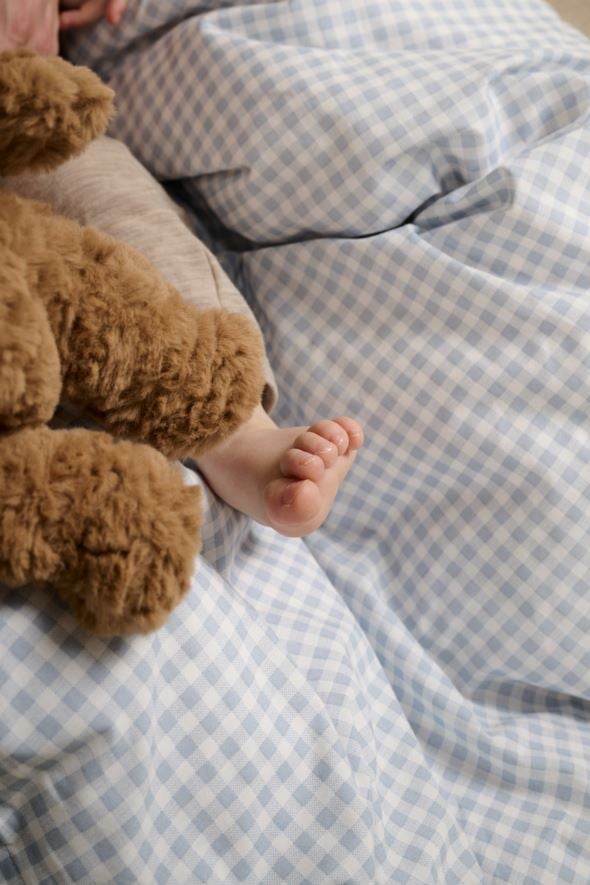 Sengesett baby lys blå - 2