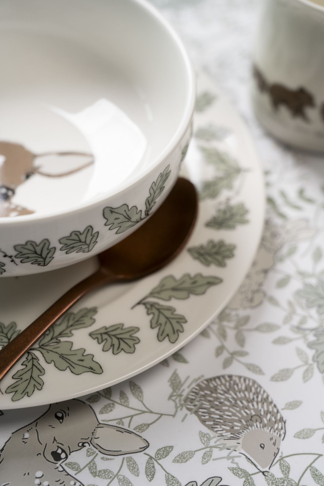 Frokostsett multi hvit - 8