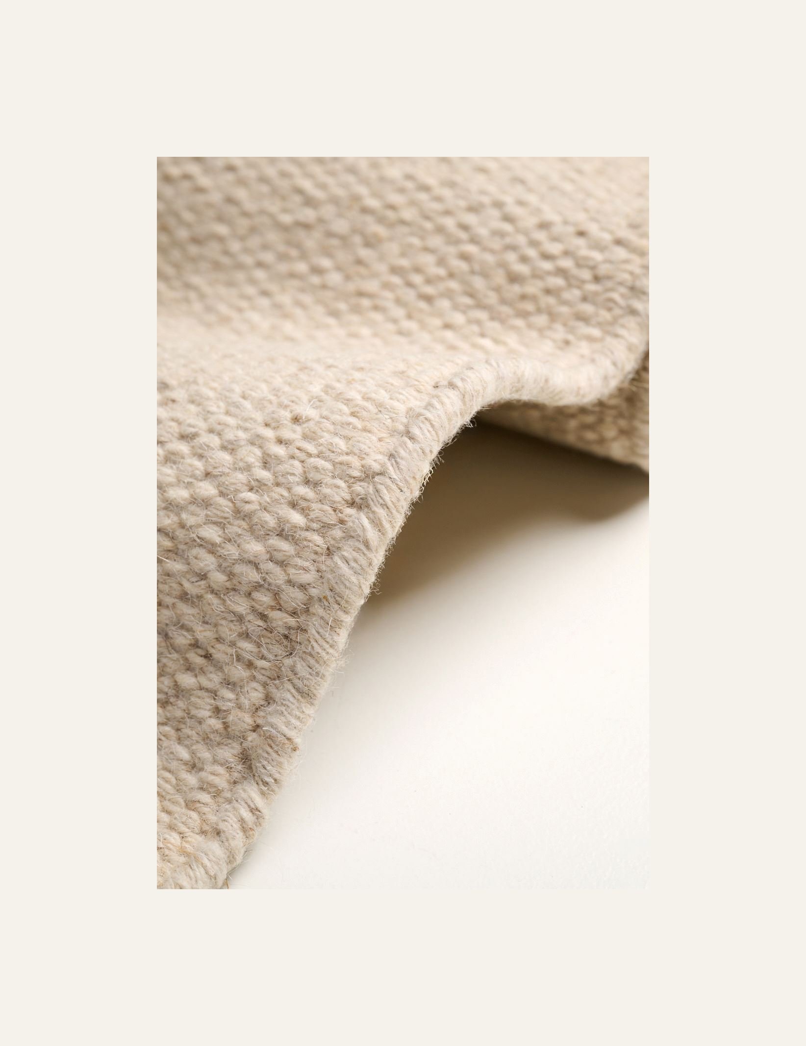 Ullteppe lys beige - 2