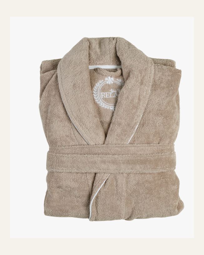 Badekåpe beige - S/M beige - 1