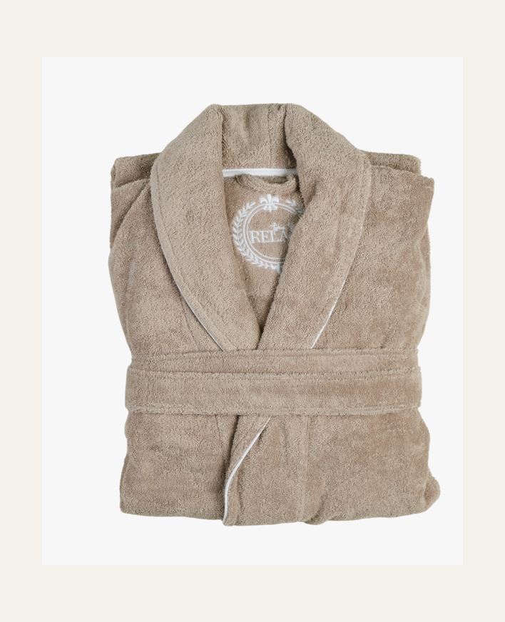 Badekåpe beige - S/M beige - 1