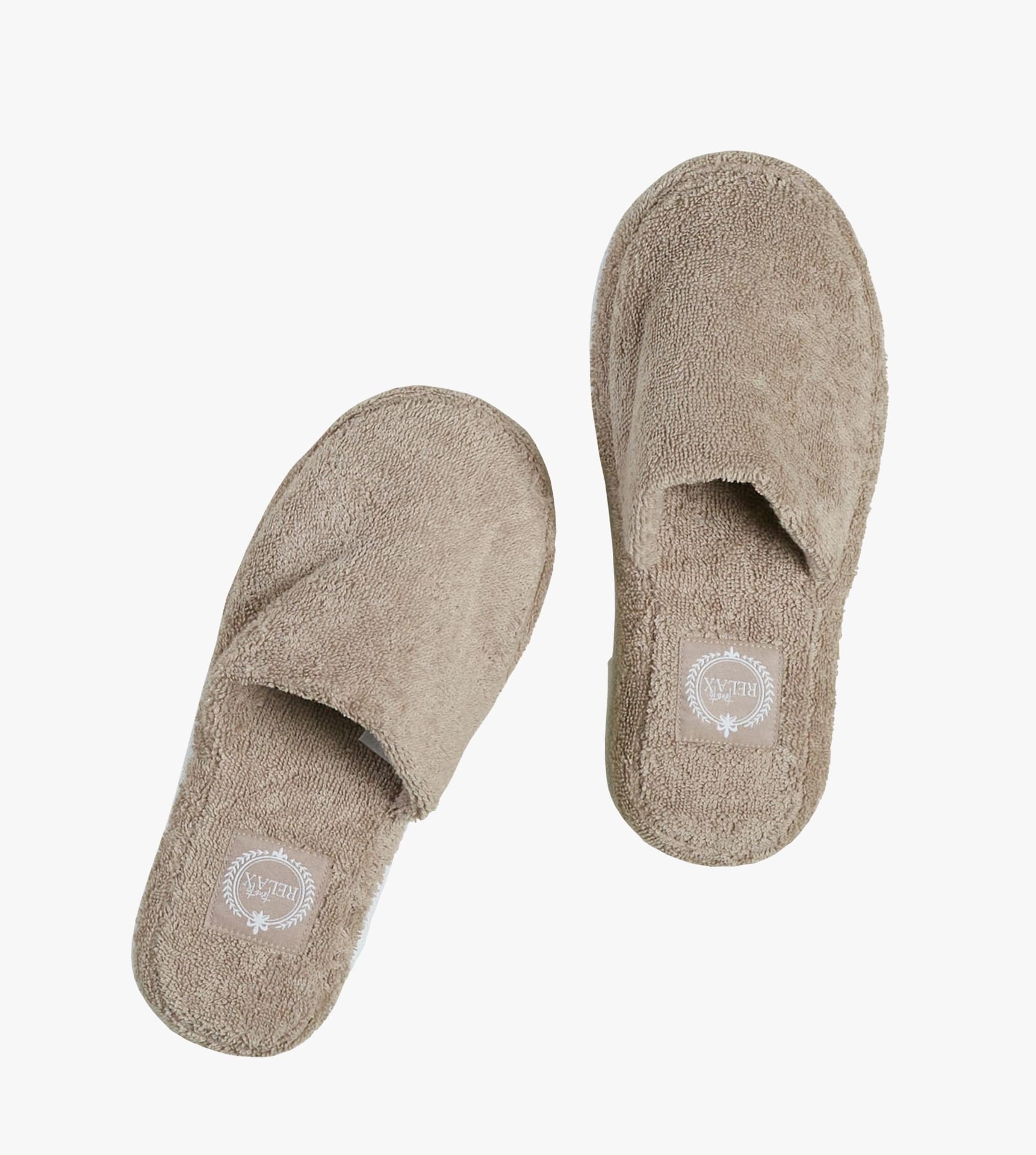 Tøfler beige - 39 beige - 1