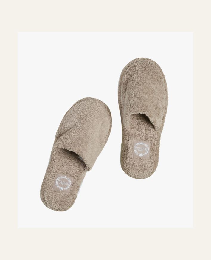 Tøfler beige - 37 beige - 1