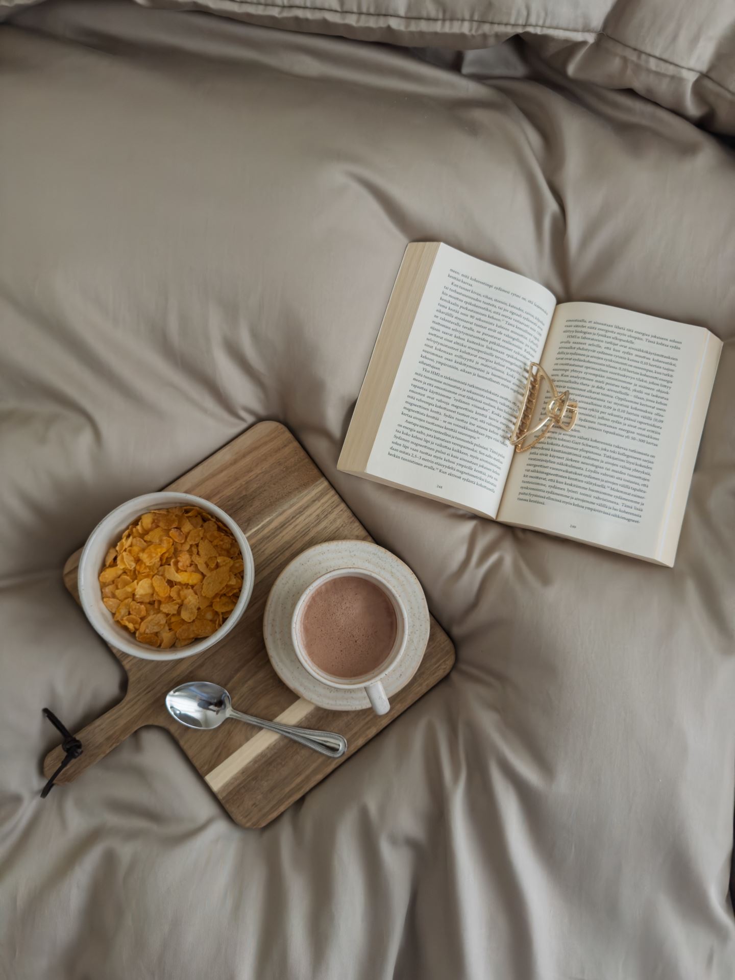 Egyptisk bomull sateng sengesett sand - 3