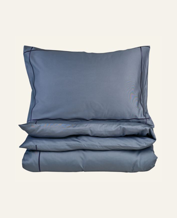 Sateng sengesett tåkeblå - 200x220 cm/50x70 cm tåkeblå - 1