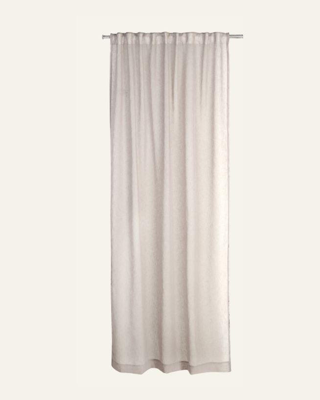 Gardin lys beige - 140x240cm 7cm lys beige - 1