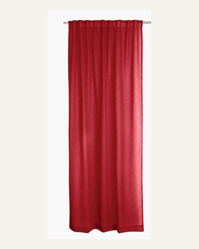 Gardin rød - 140x220 cm rød - 1