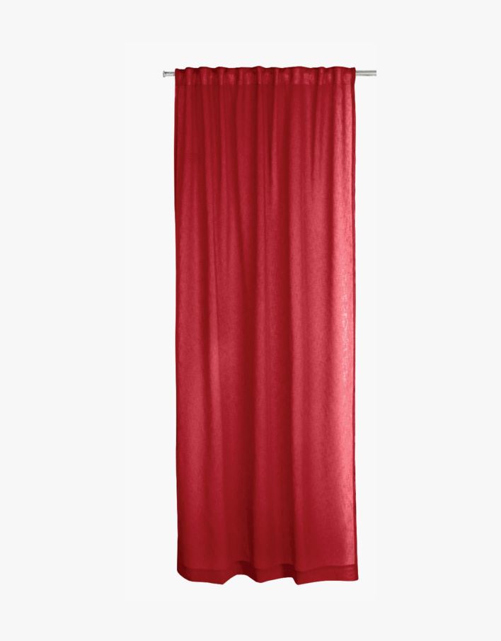 Gardin rød - 140x220 cm rød - 1