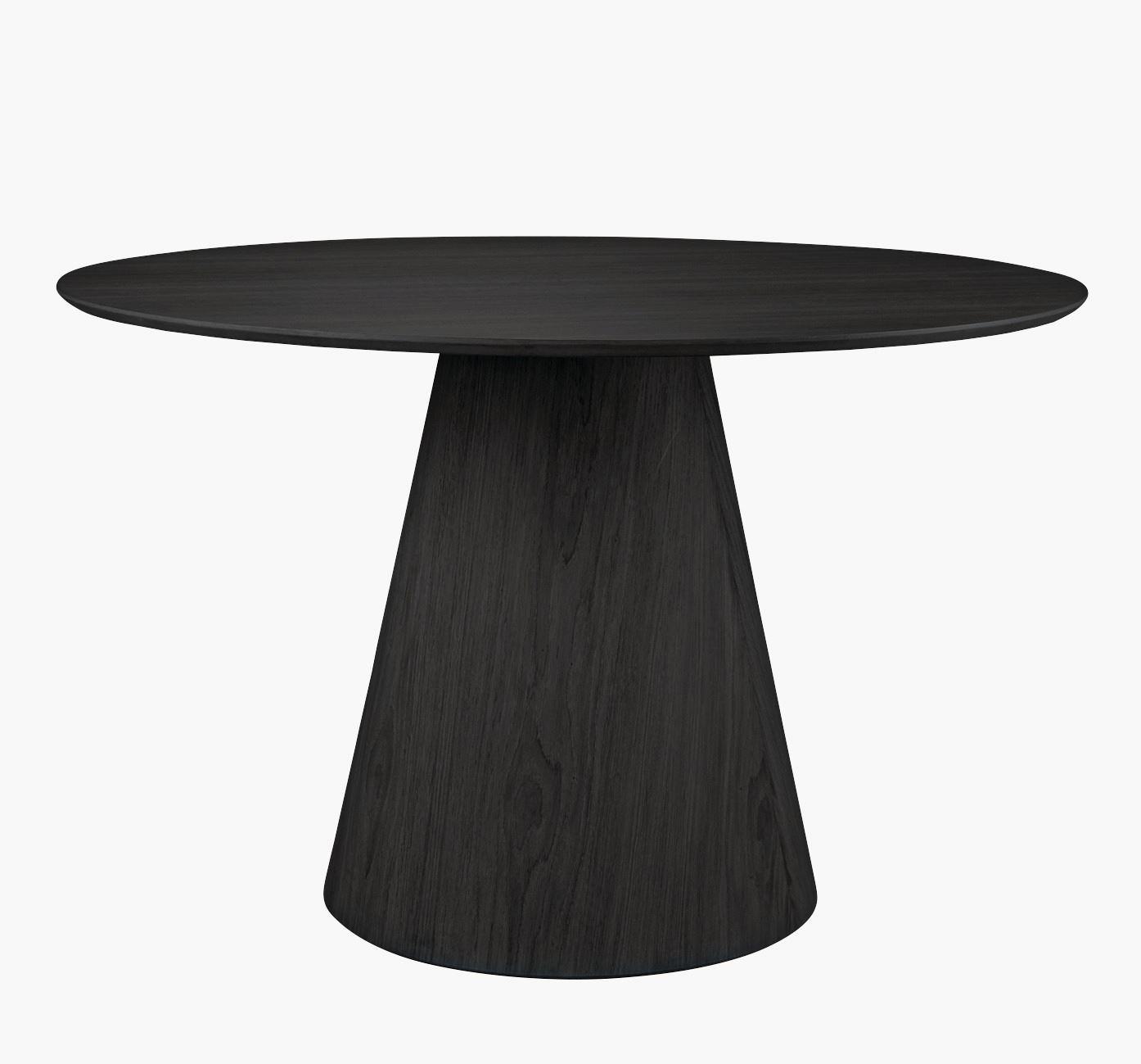 Spisebord svart - ø120 cm svart - 1