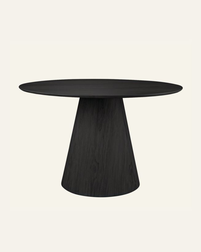 Spisebord svart - ø120 cm svart - 1