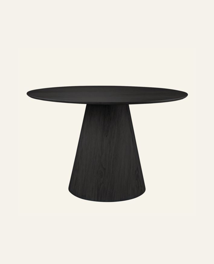 Spisebord svart - ø120 cm svart - 1