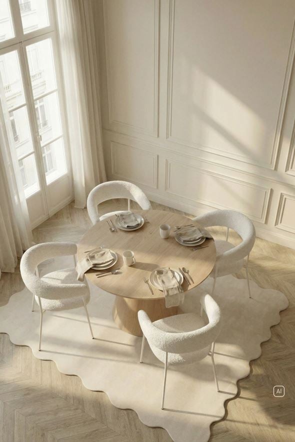 Spisestuestol offwhite - 2