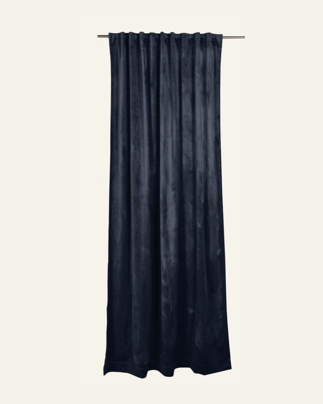 Gardin mørk blå - 135x240cm 7cm mørk blå - 1