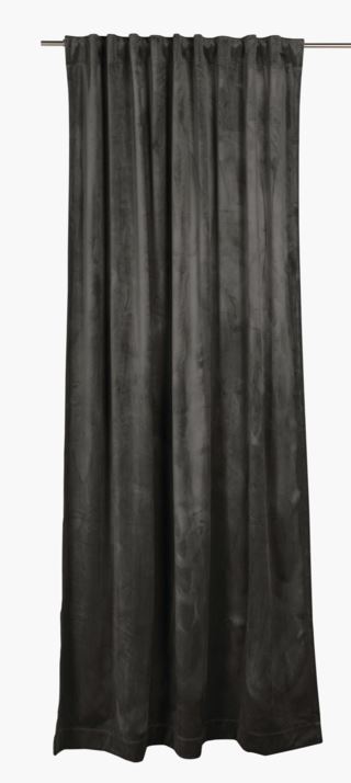 Kid Mali Velour Gardin Grå 135x220 cm