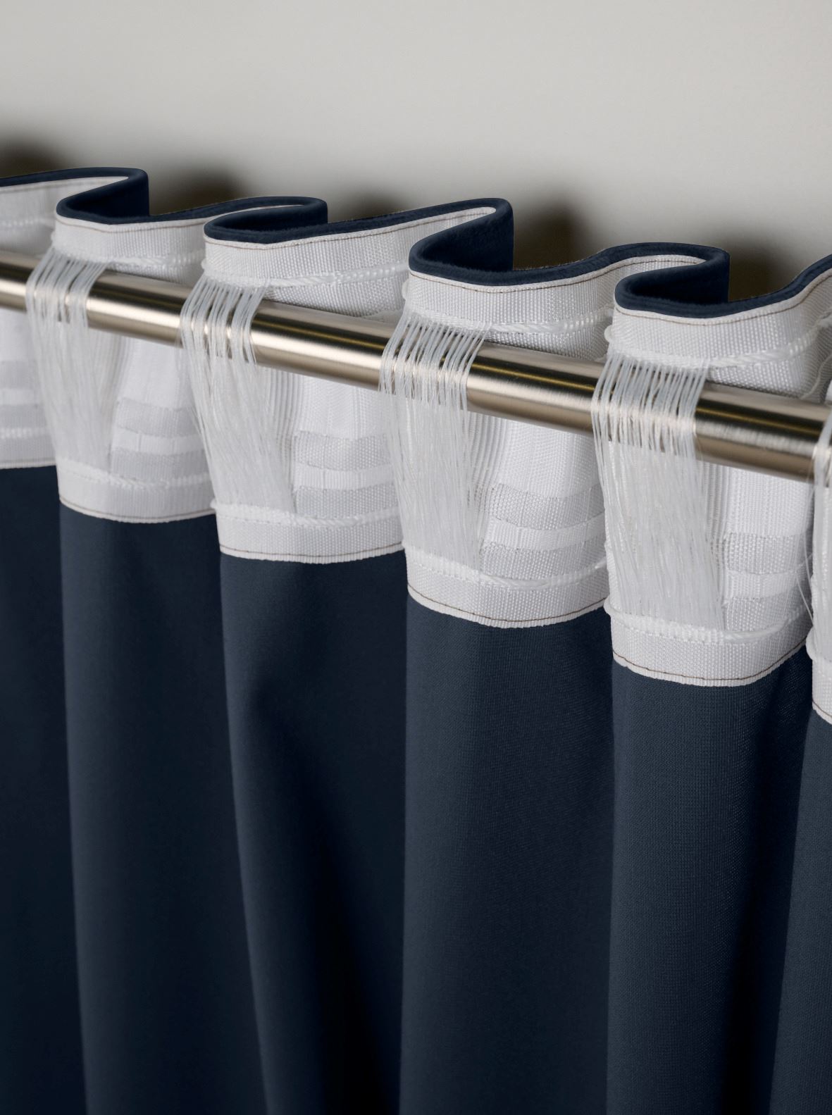 Gardin mørk blå - 4