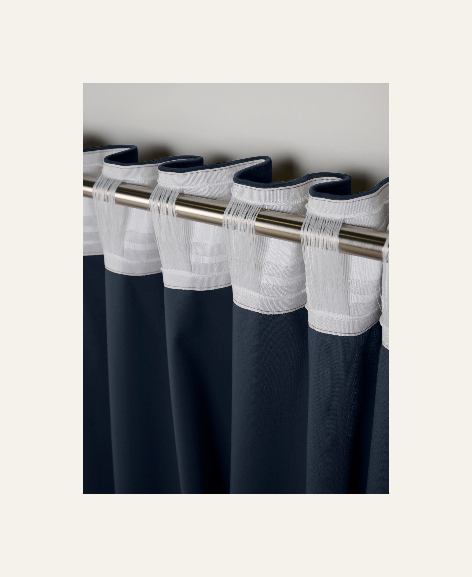 Gardin mørk blå - 4