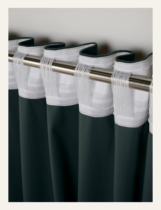 Gardin mørk grønn - 5