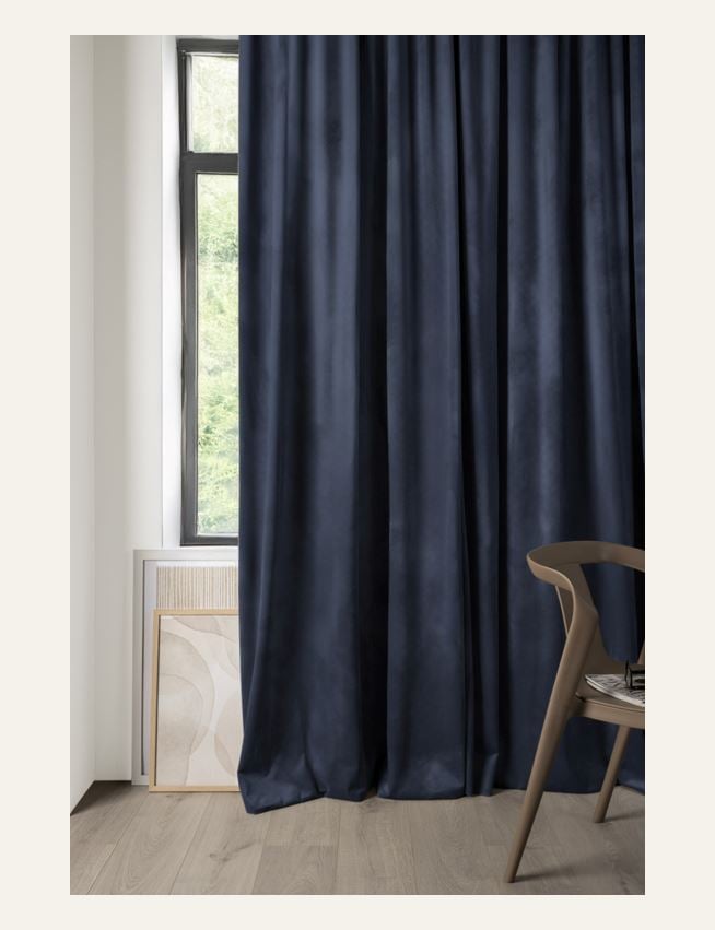 Gardin mørk blå - 8