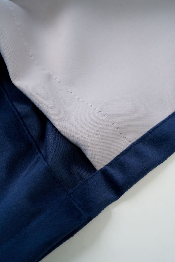 Lysdempende gardin blå - 5