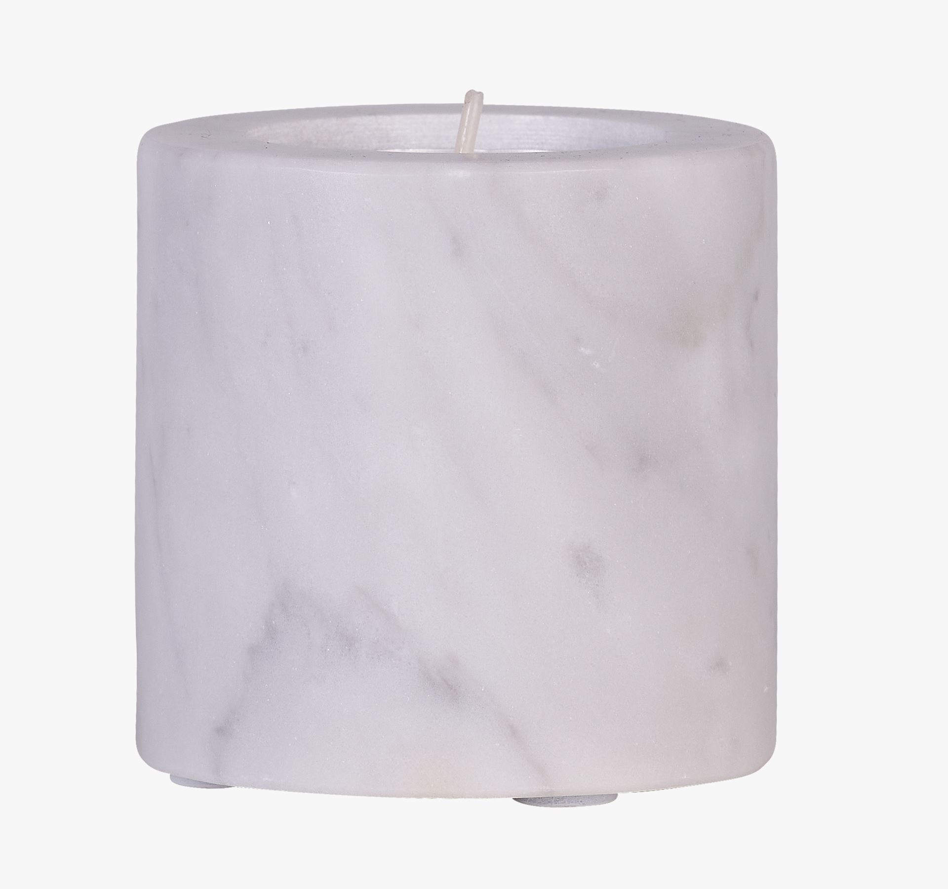 Telysholder hvit - 6,5x6,5x4 cm hvit - 1