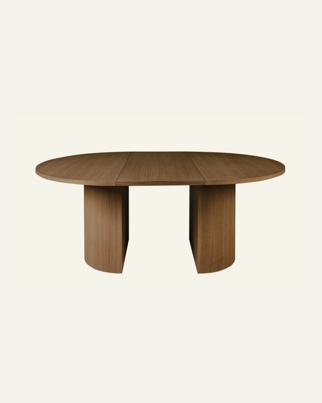 Spisebord brun - ø127 cm brun - 1