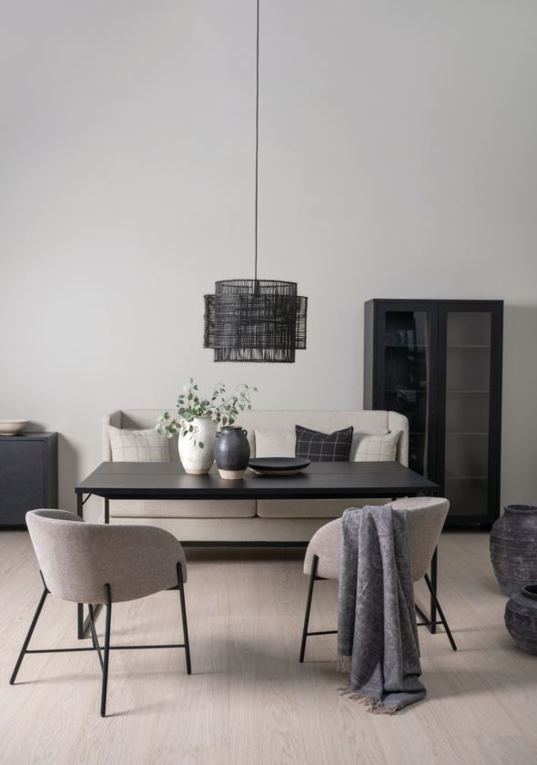 Spisestuesofa beige - 202x78x97 cm beige - 1